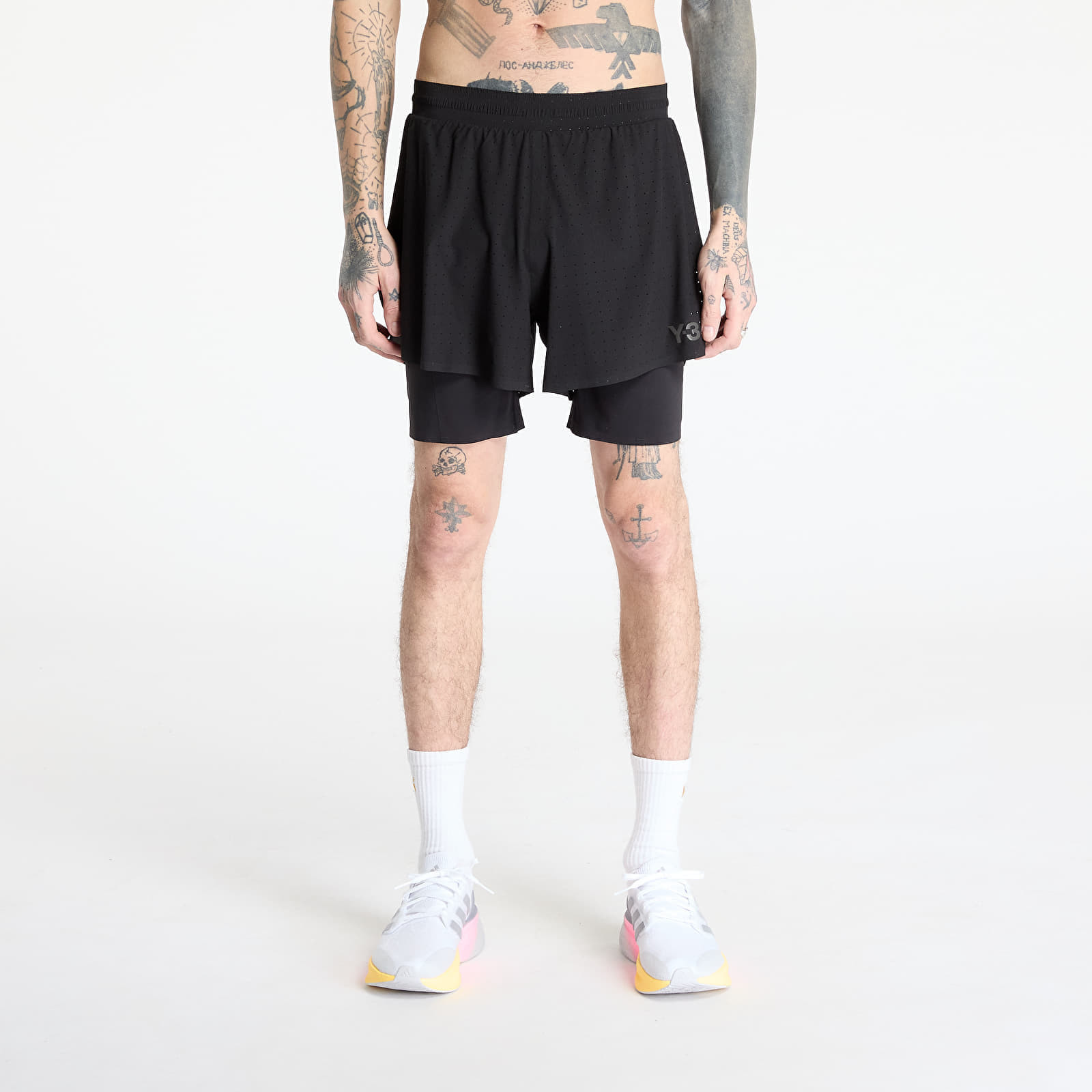 Y-3 Running Shorts + Tights Black S