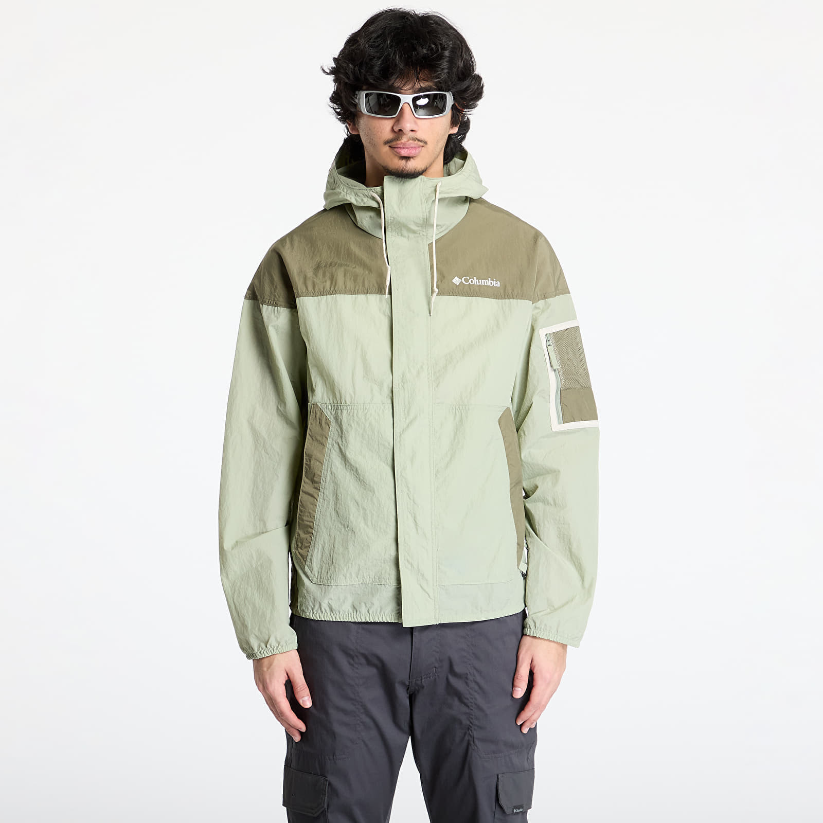 Windbreaker Columbia Challenger™ II Windbreaker Safari/ Stone Green S