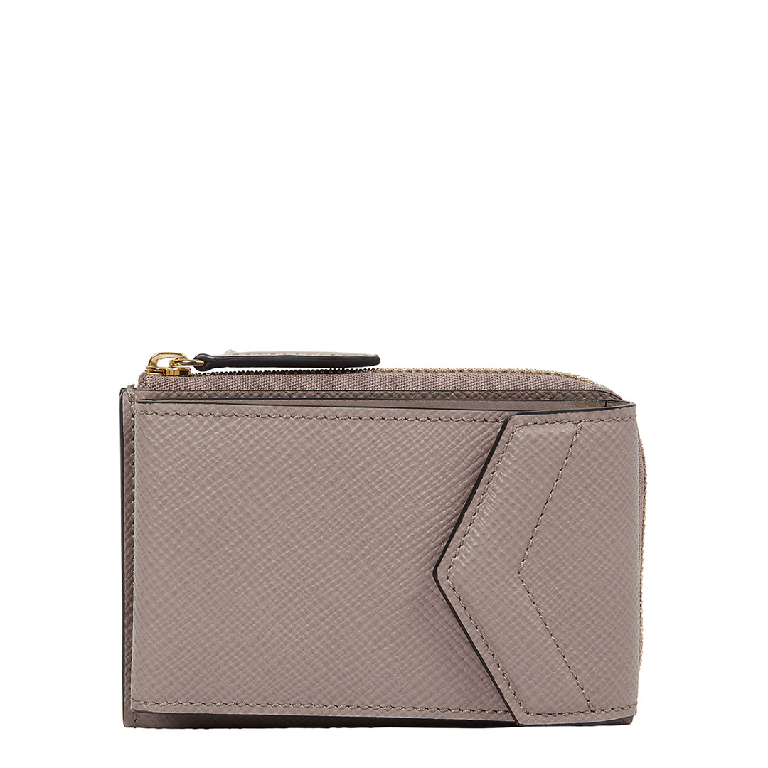 Taupe Envelope Pouch Wallet