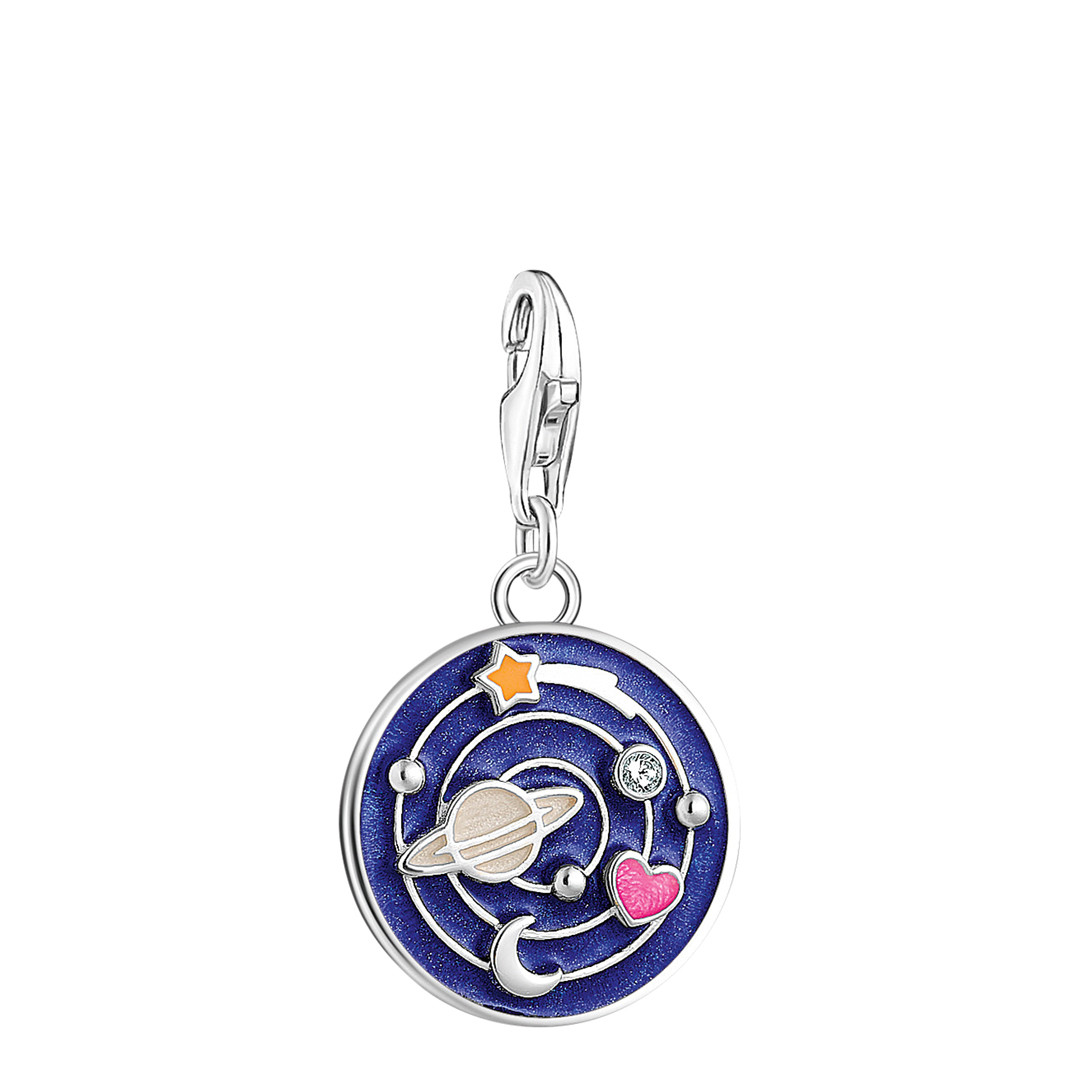 Dark Blue Charm Club Charm Pendant