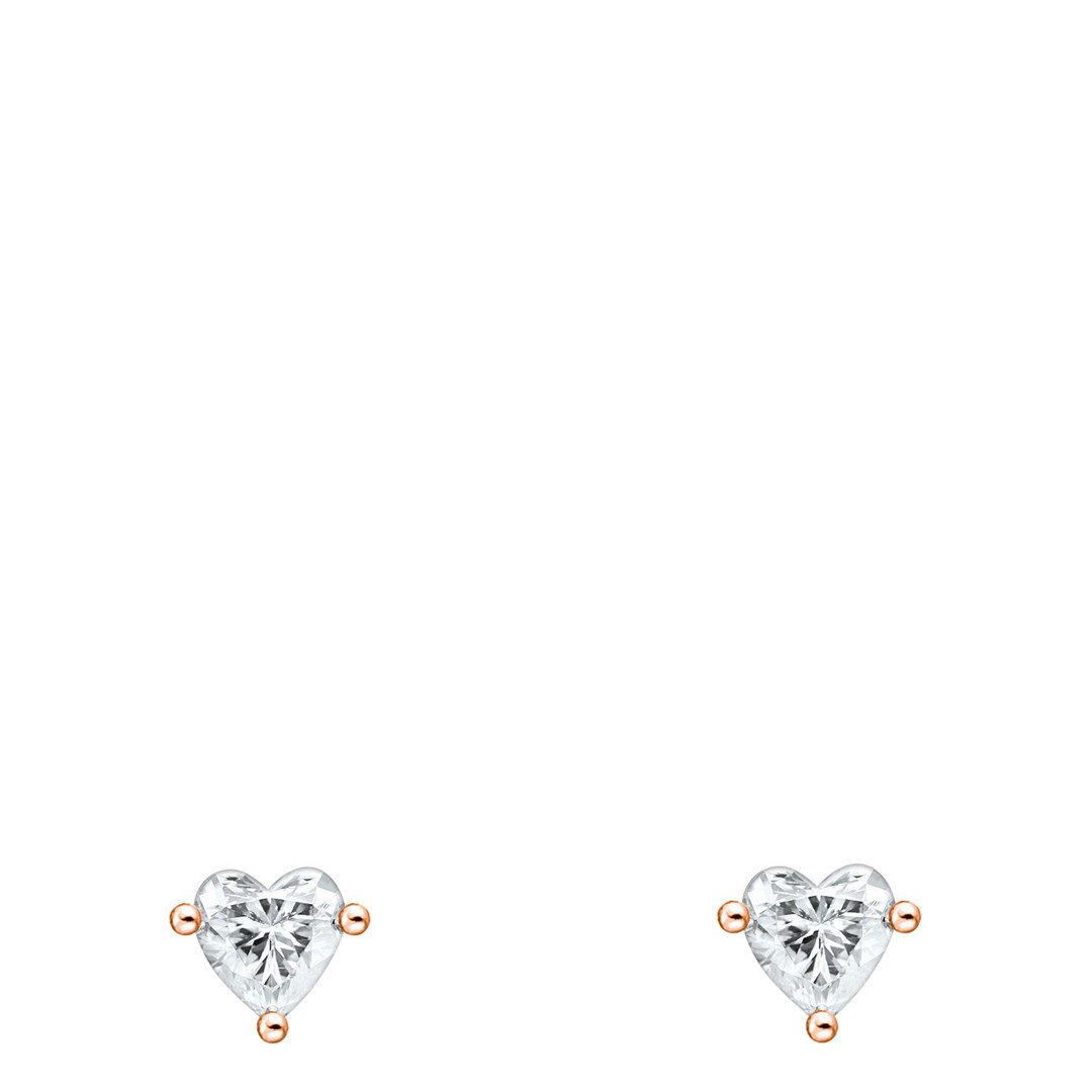 Rose Gold Charm Club Ear Stud