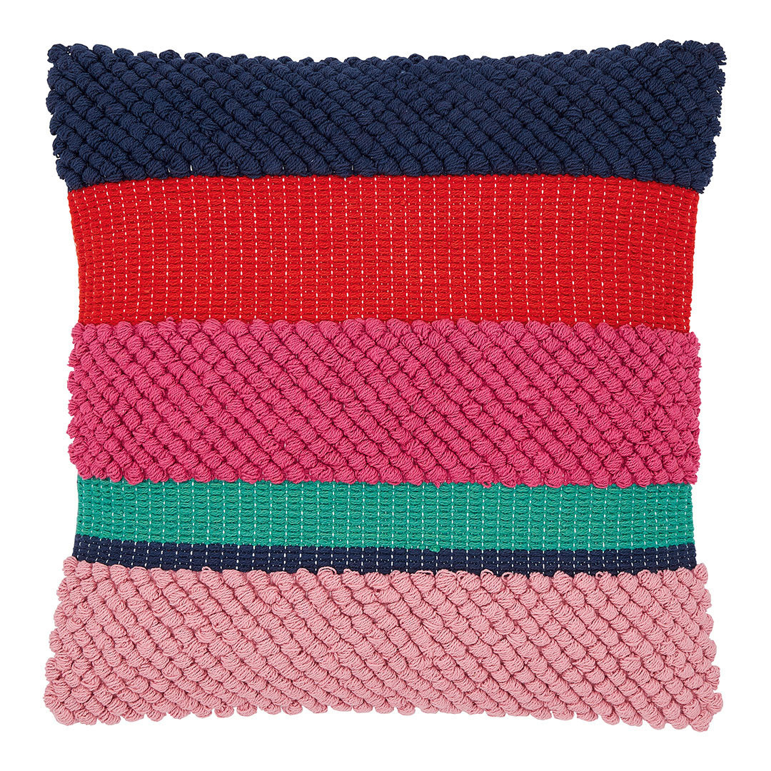 Chatsworth Stripe Cushion 45X45Cm Multi