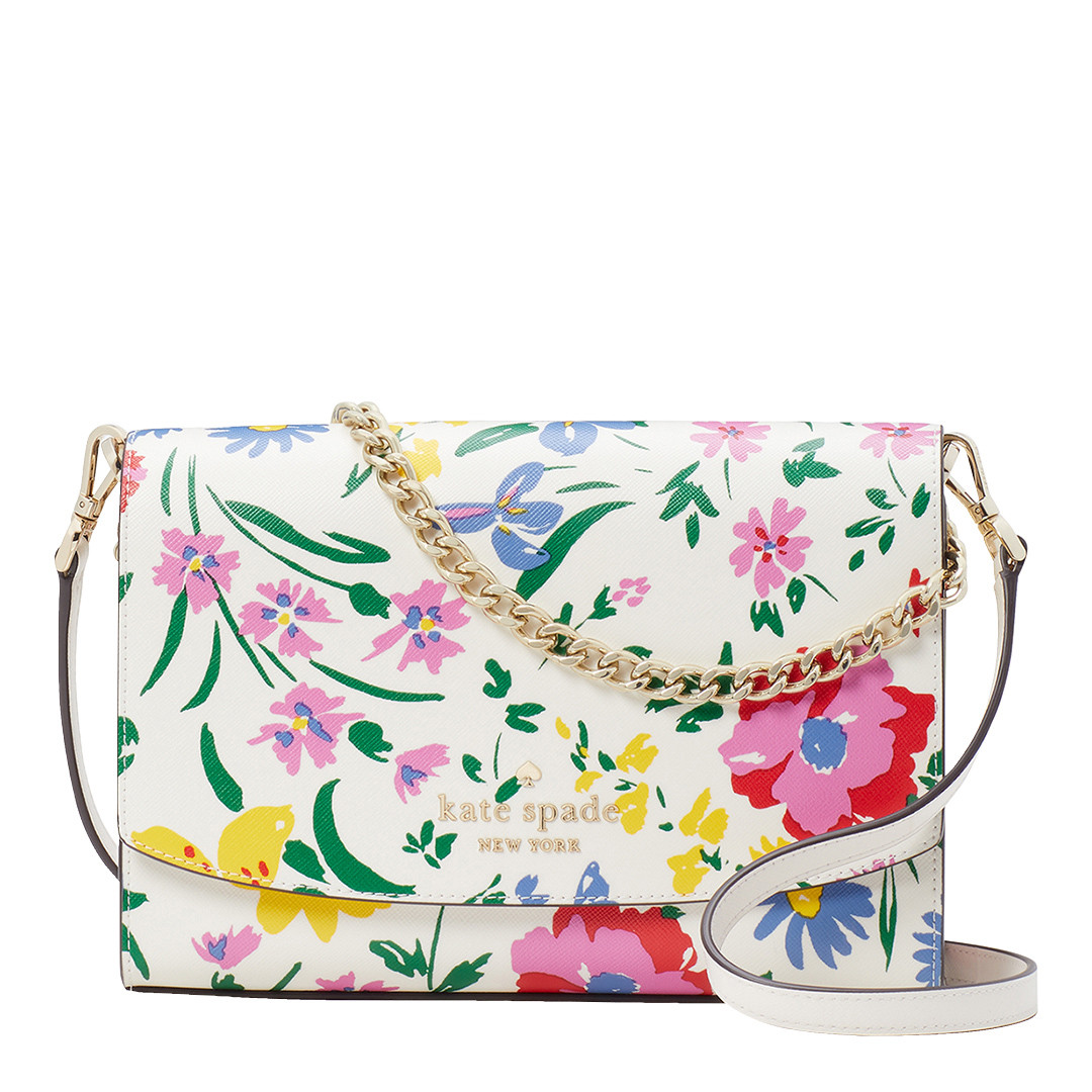 Cream Carson Garden Bouquet Convertible Crossbody