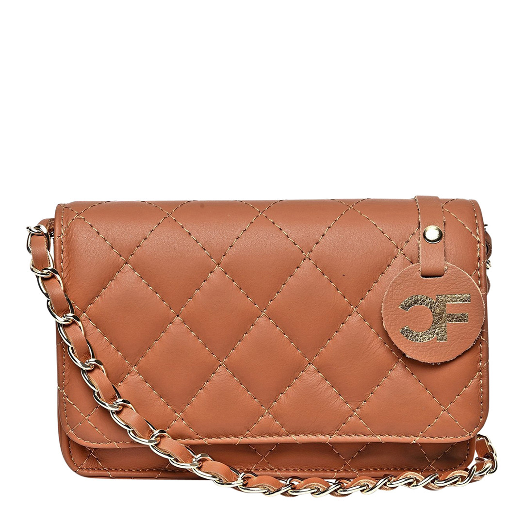 Cognac Crossbody bag