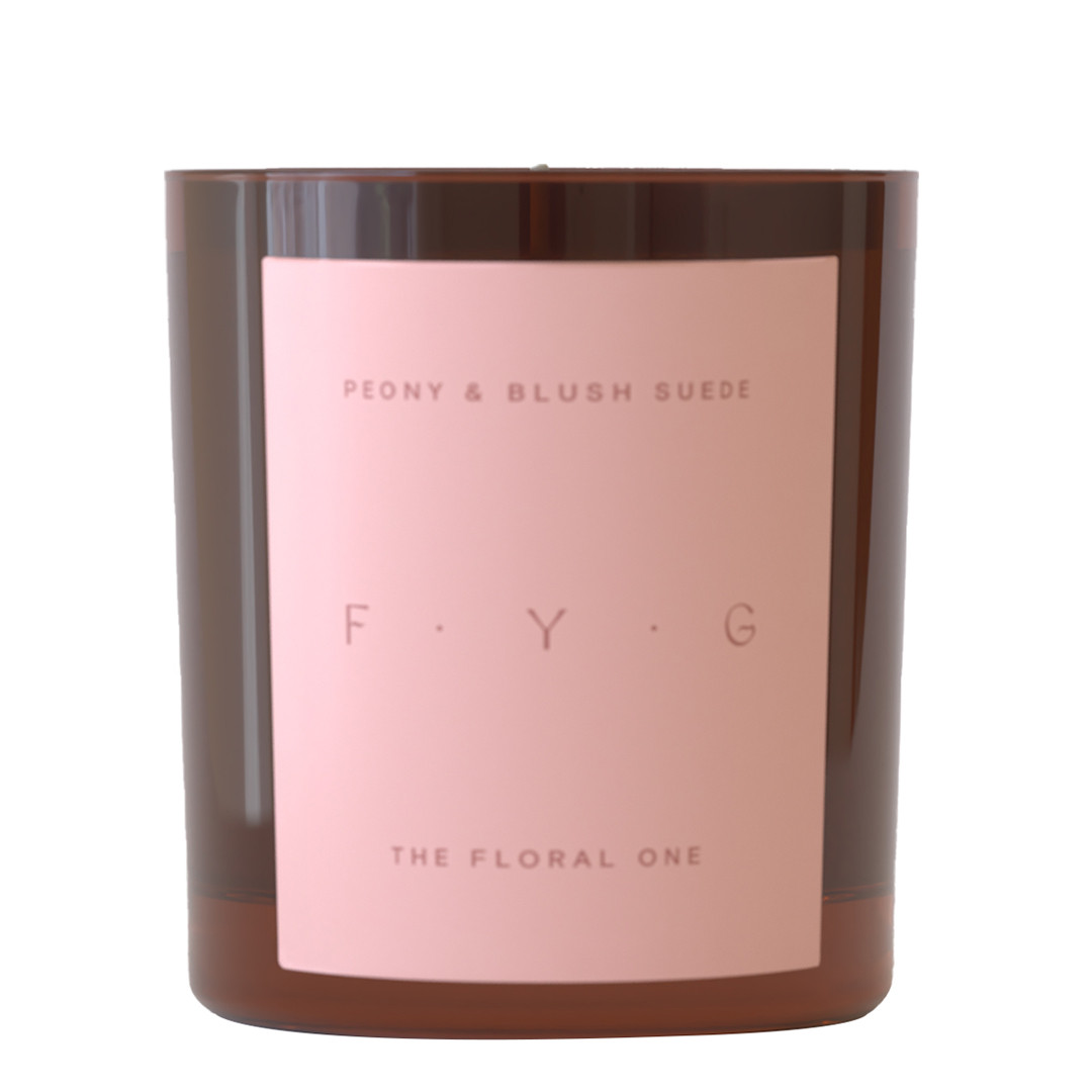 Peony & Blush Suede |Sented Candle 220g