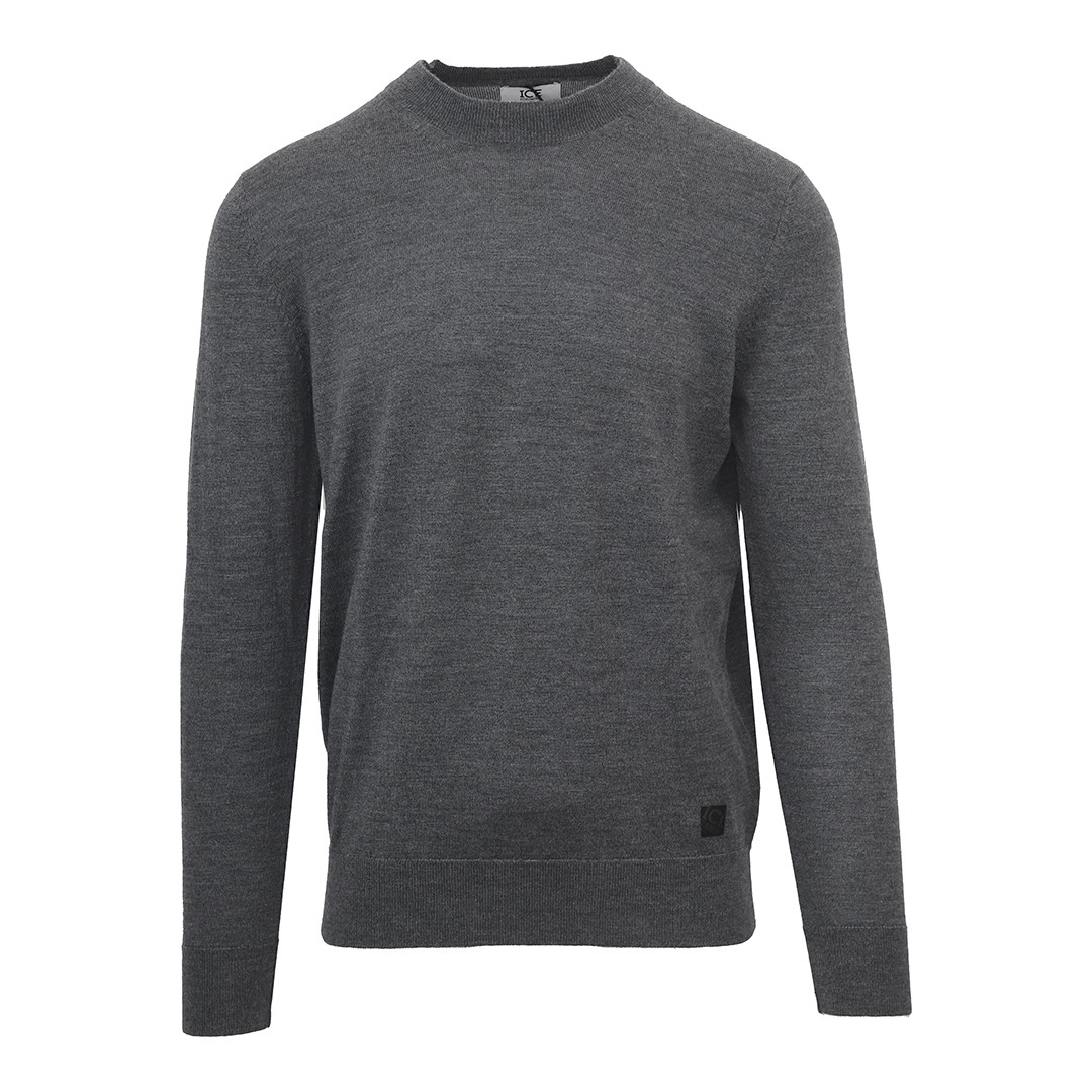 Grey Round Neck Jumper