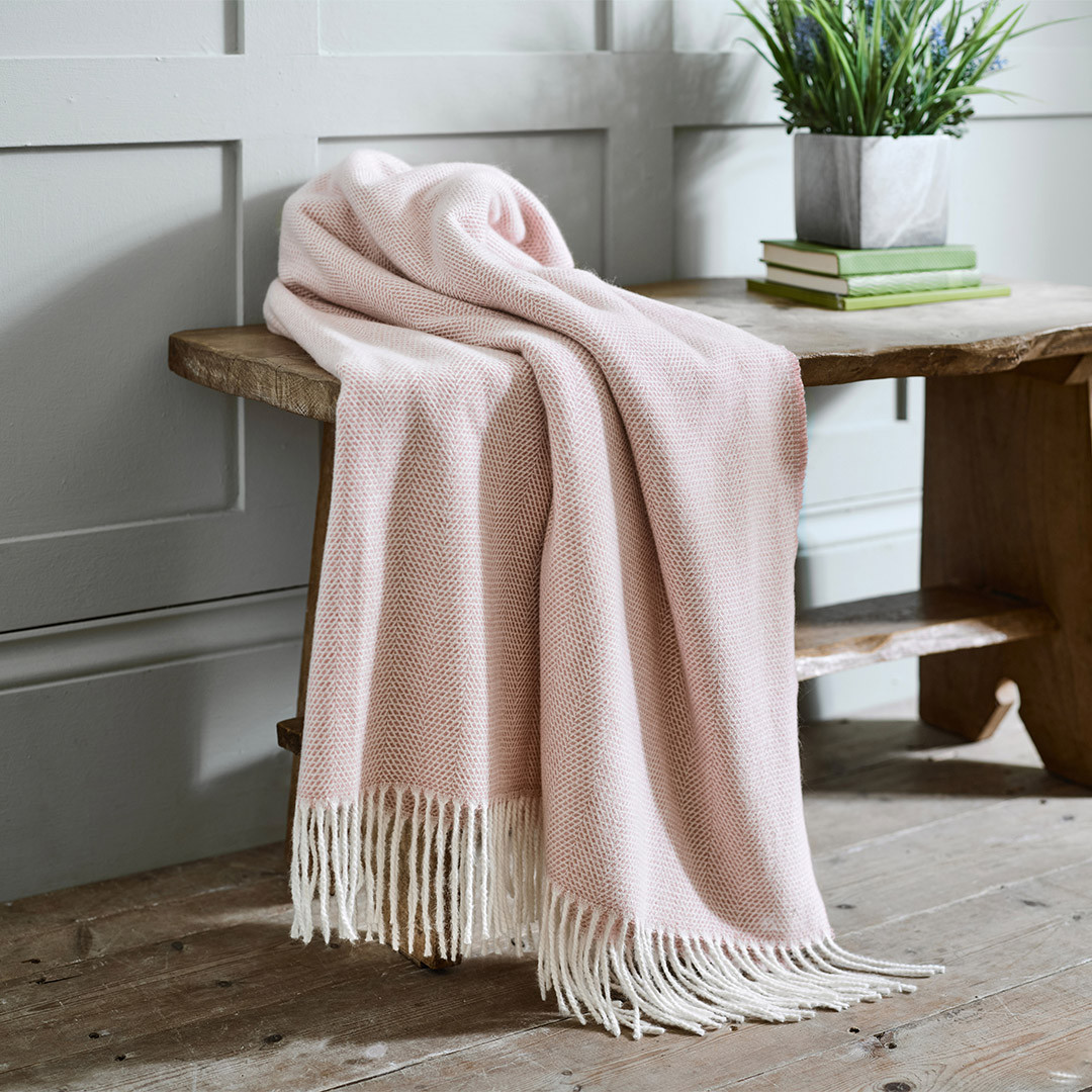 Brimham Throw 130x170cm Blush