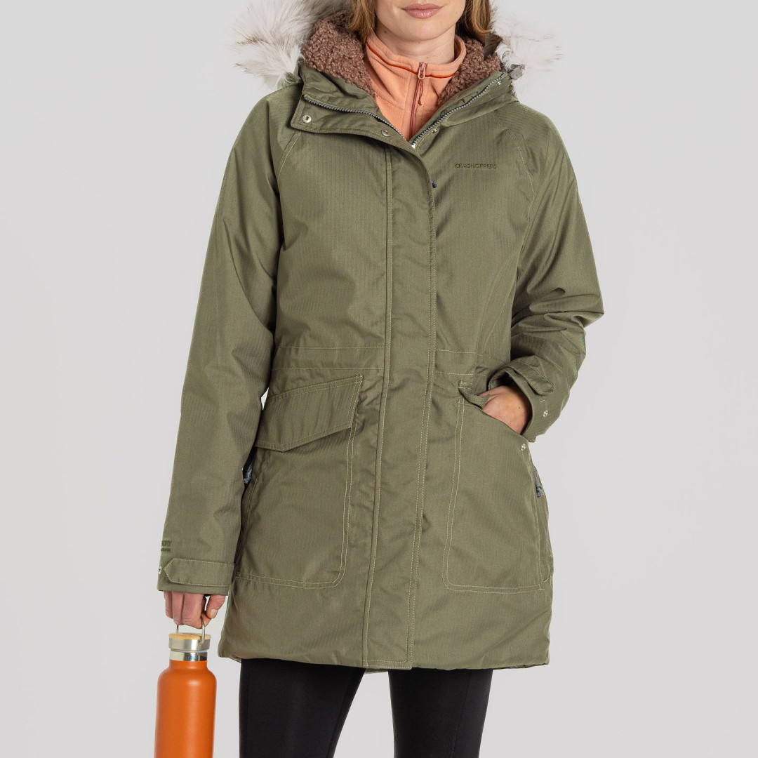 Khaki Sofia Waterproof Jacket