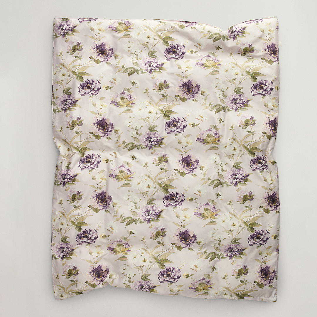 Floral King Duvet Cover Mild Purple