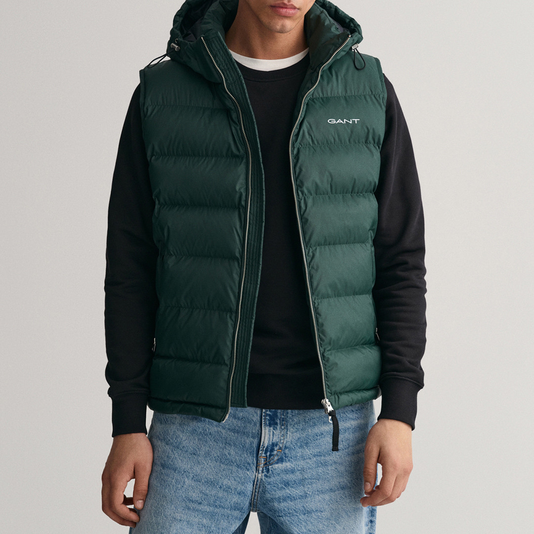 Green Active Cloud Padded Gilet