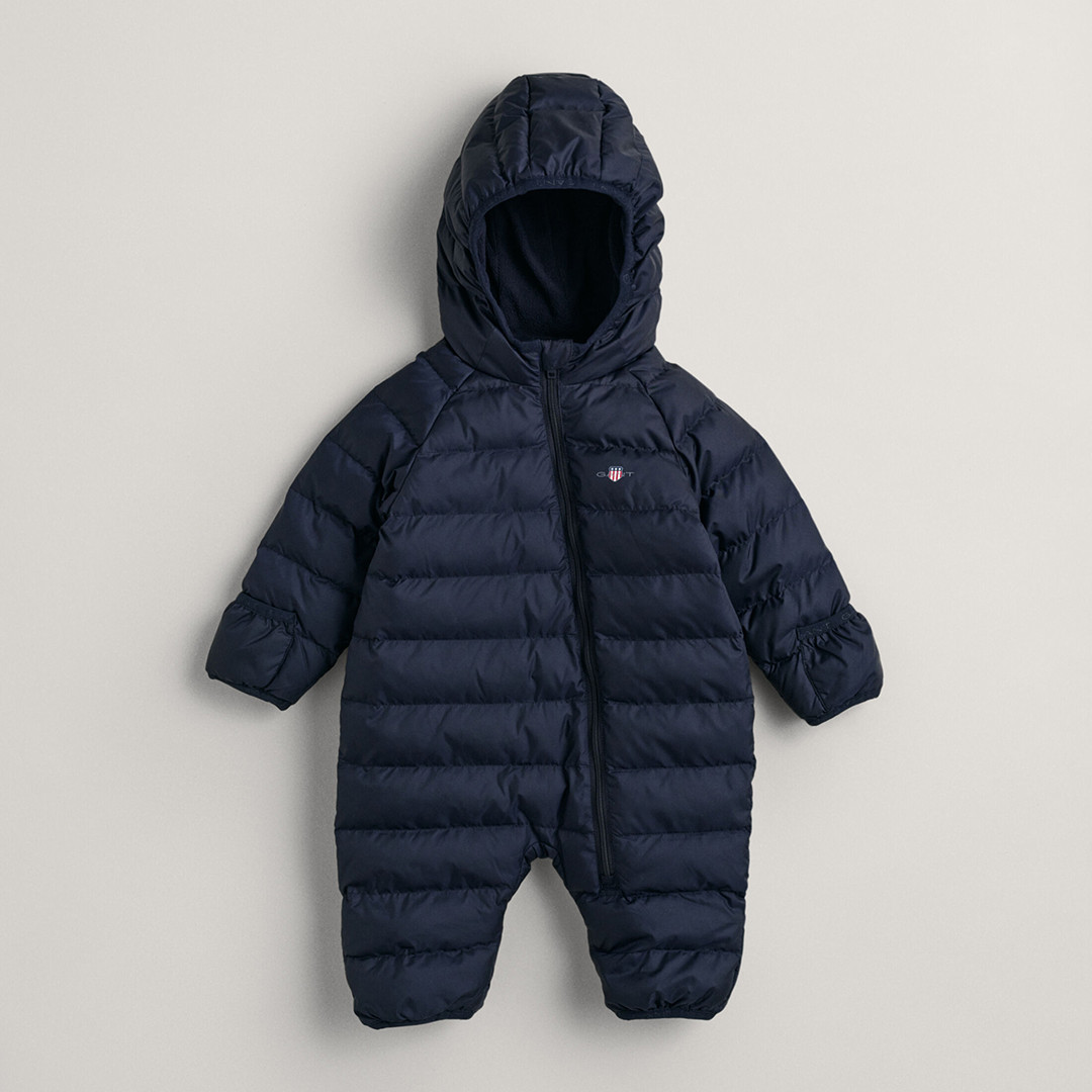 Baby Navy Padded Overalls