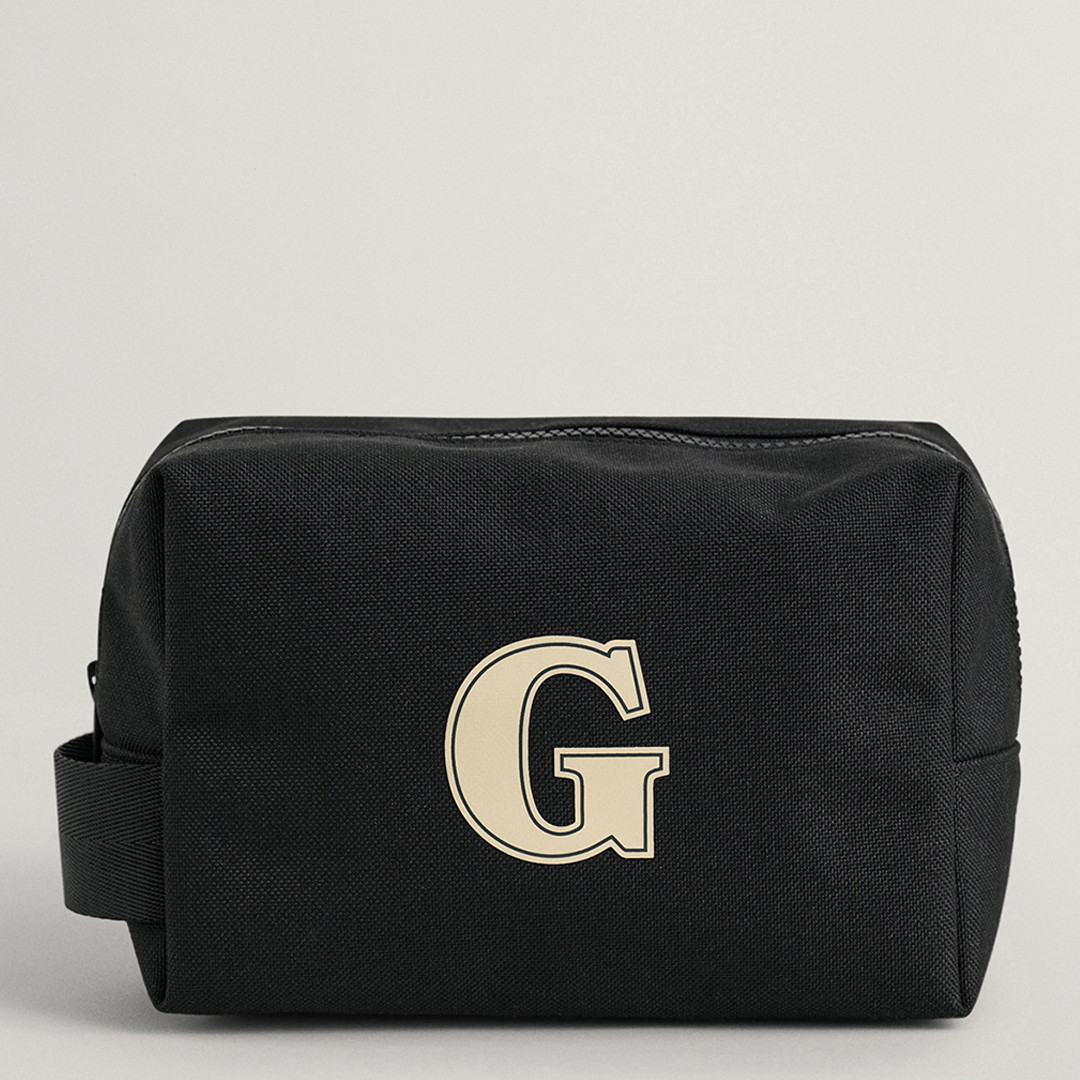 Black G Badge Wash Bag