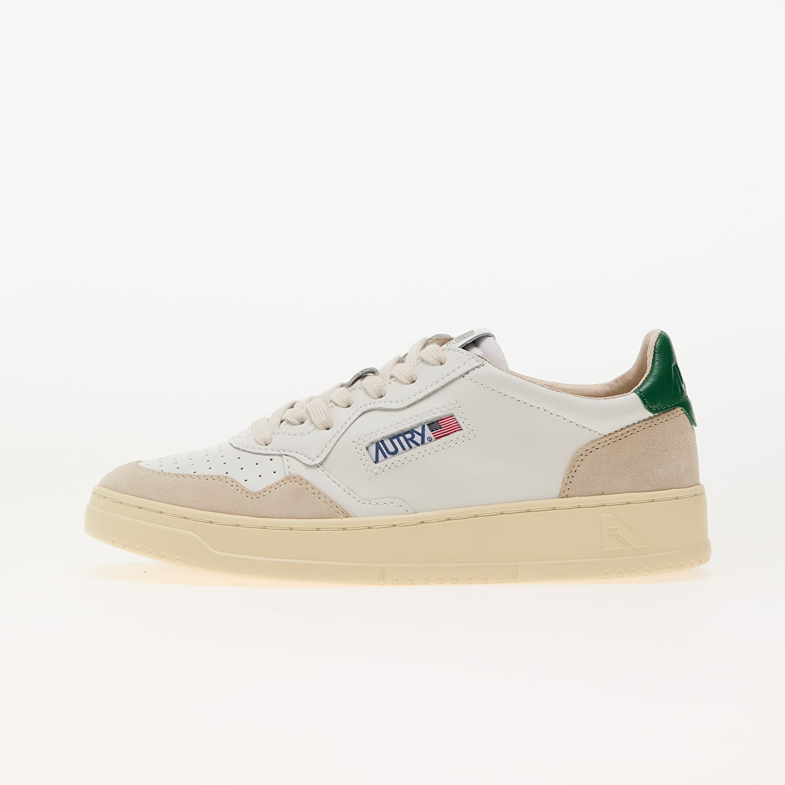 Sneakers Autry Medalist Low Man Leat/ Suede Wht/ Amaz UK 7