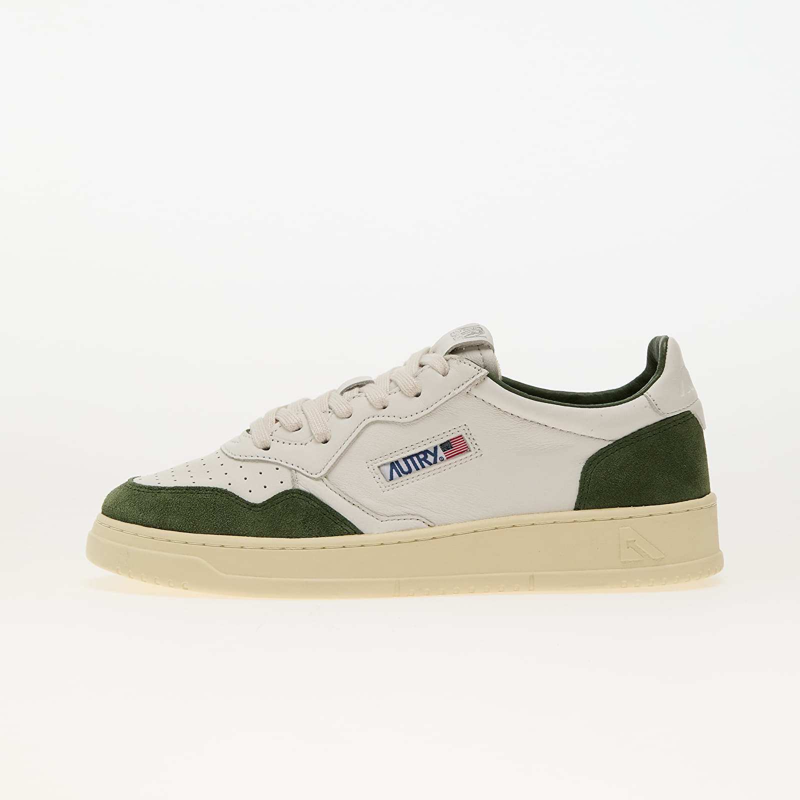 Sneakers Autry Medalist Low Man Goat/ Suede White/ Milit UK 10