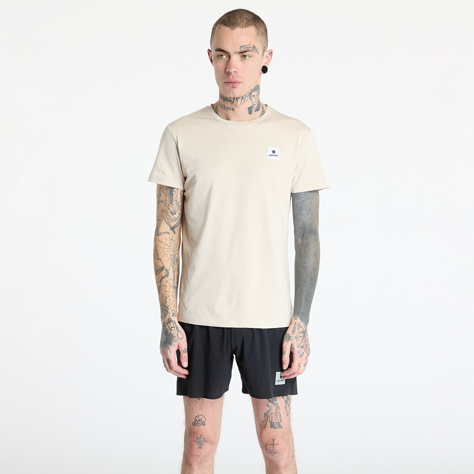 T-shirt SAYSKY Statement Pace T-Shirt Beige Melange XL