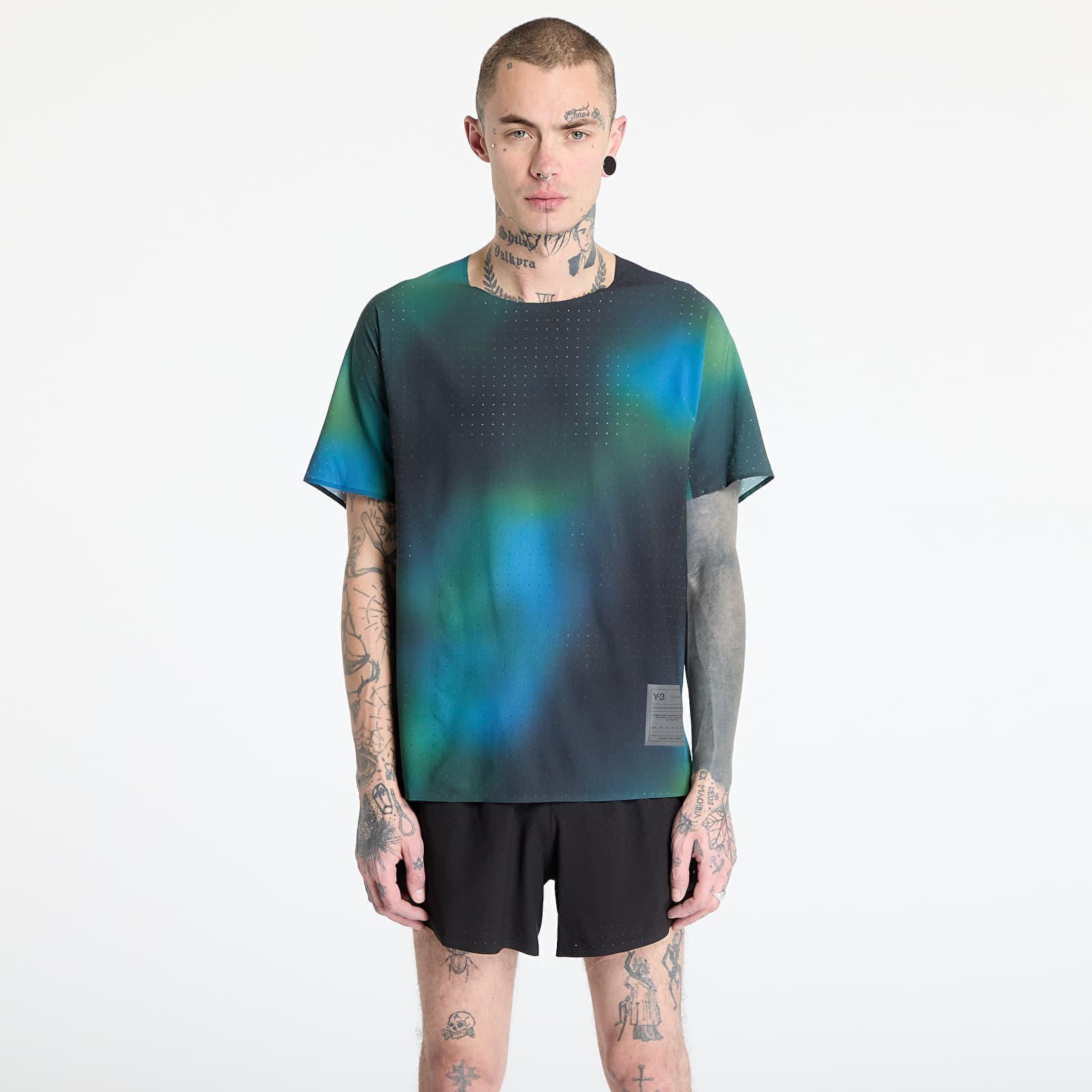 T-shirt Y-3 Allover Print Running Short Sleeve T-Shirt UNISEX Multicolor S