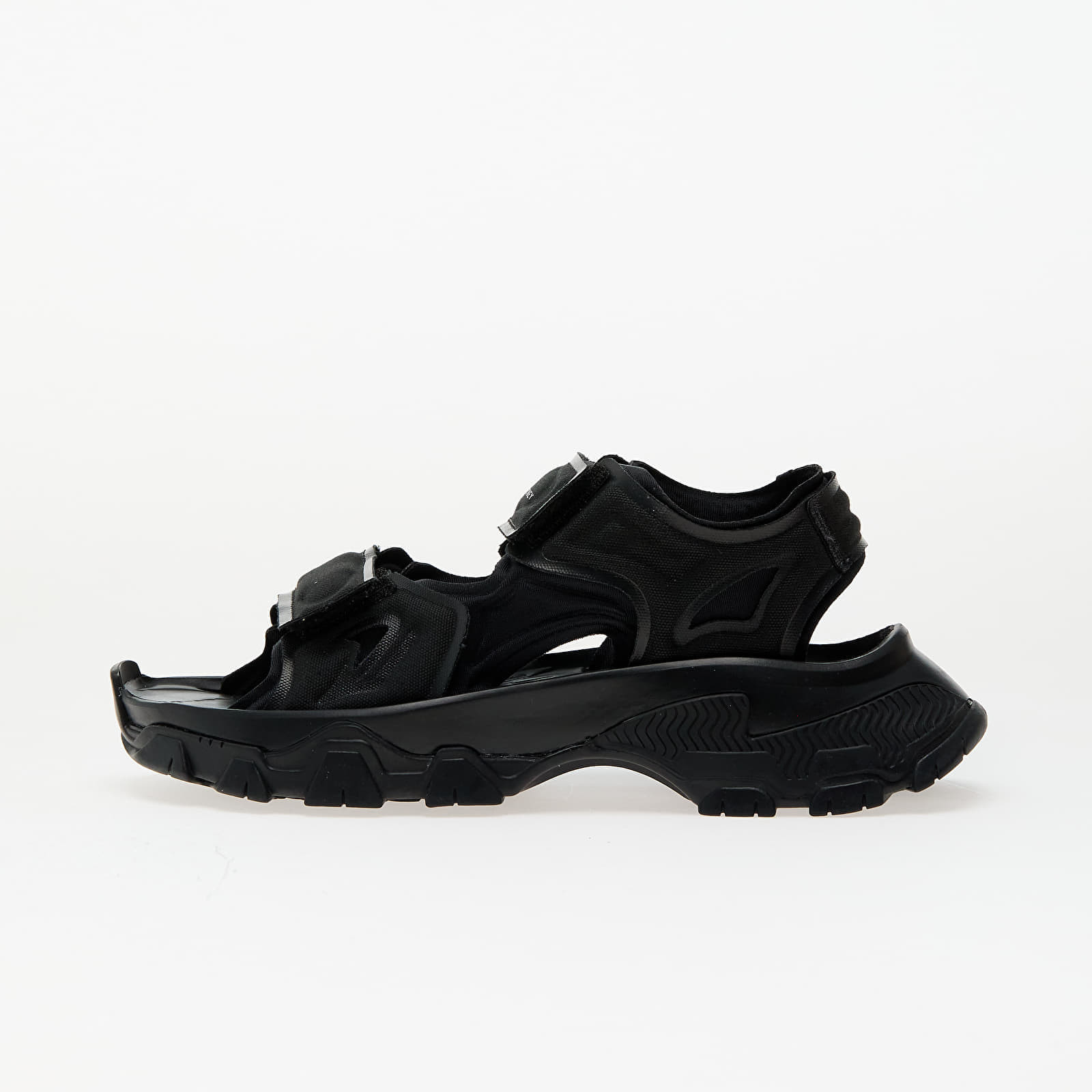 Sneakers adidas x Stella McCartney Hika Sandal Canvas Core Black/ Core Black/ Utility Black UK 3.5