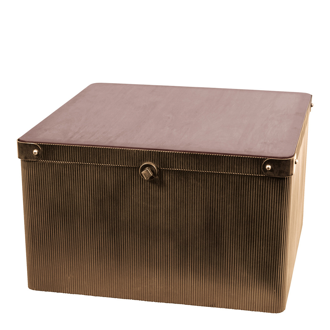 Hunter Corrugated Gold Coffee Trunk Large