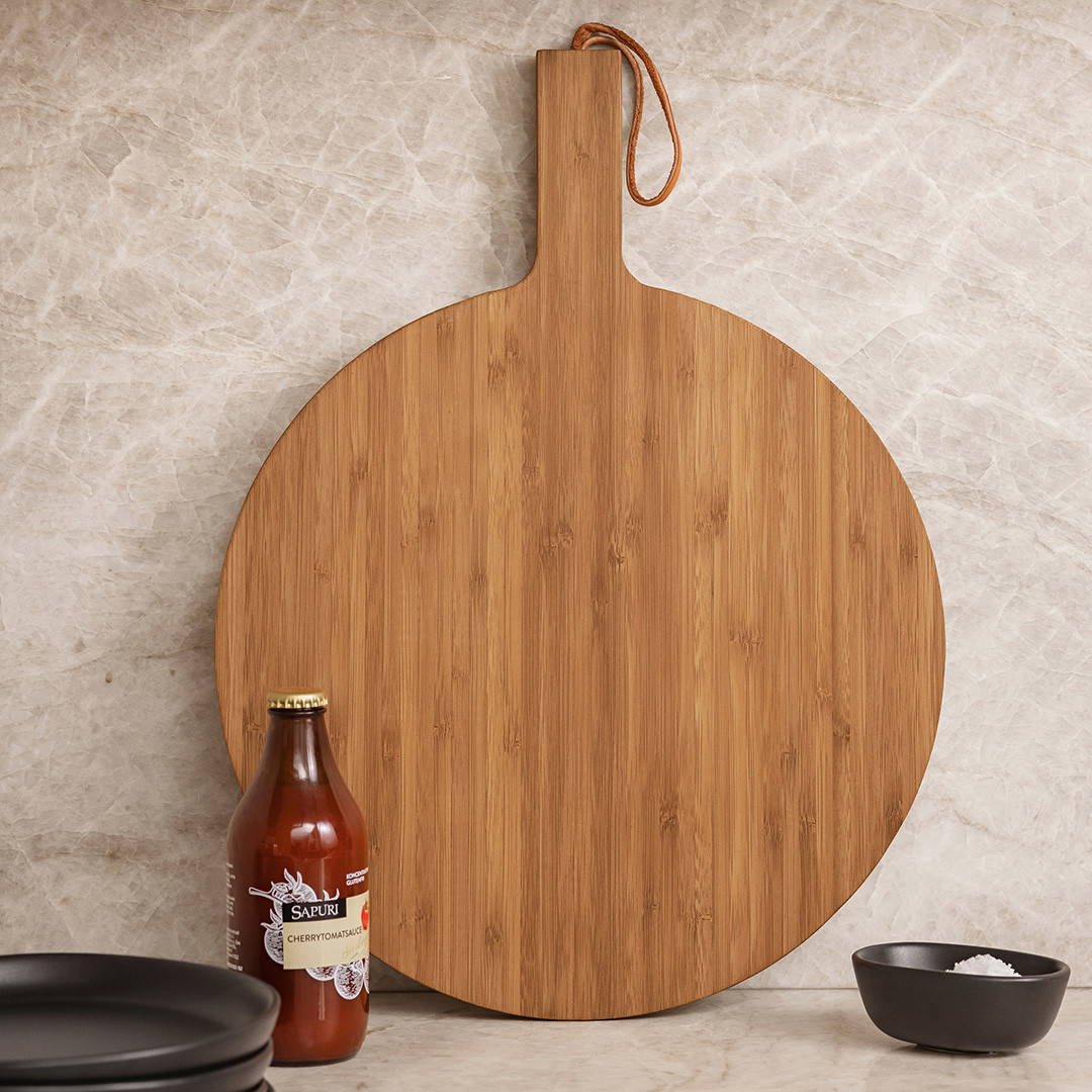 Nordic Kitchen Round Bamboo Cutting Board 35cm