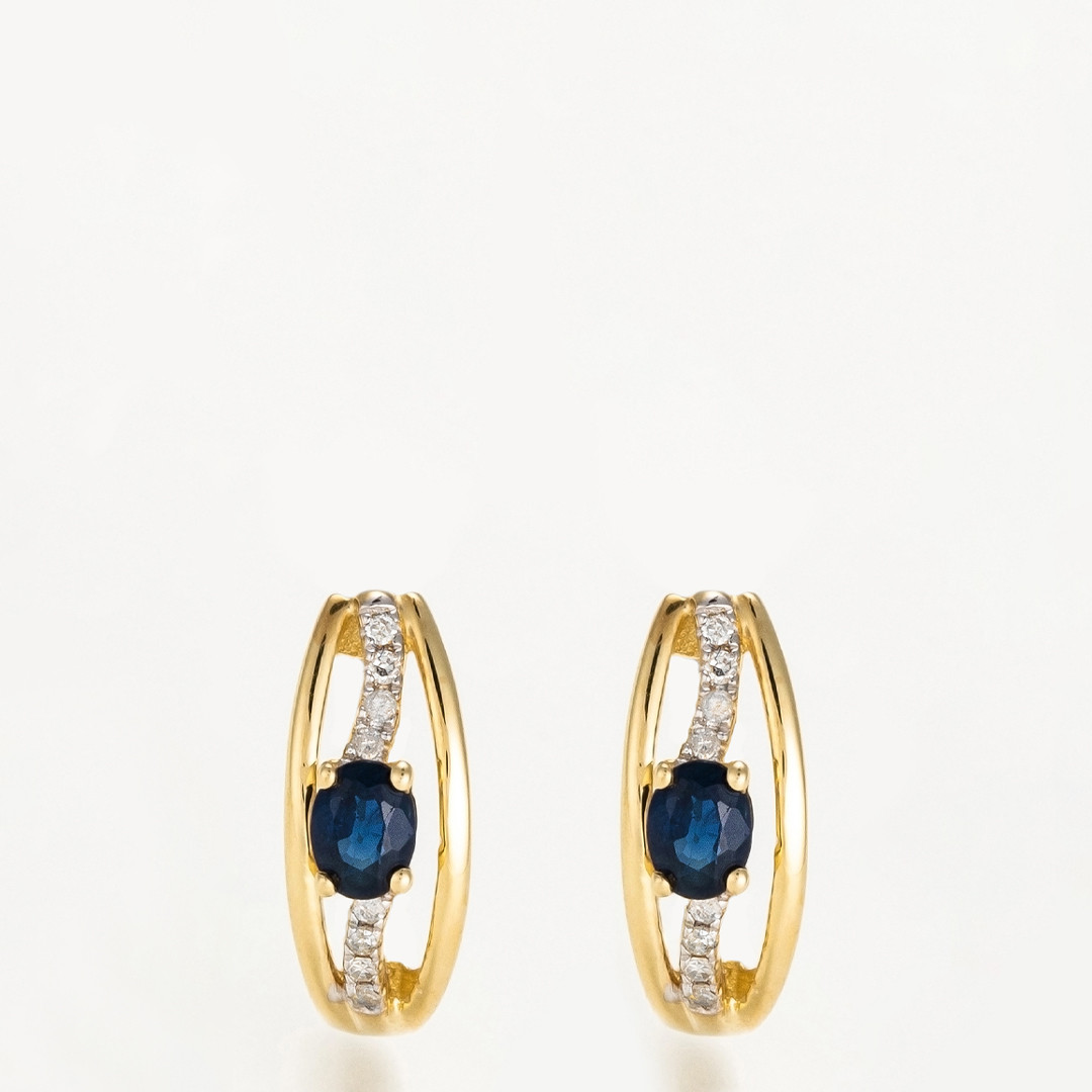 Yellow Gold Lovina Earrings