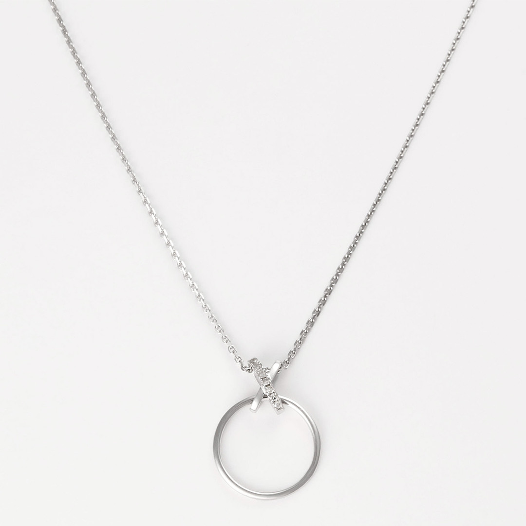 White Gold Clair de lune Pendant Necklace