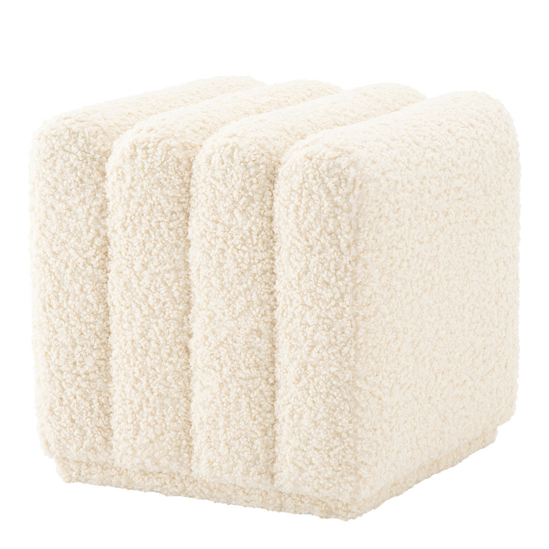 Bente Stool Faux Shearling