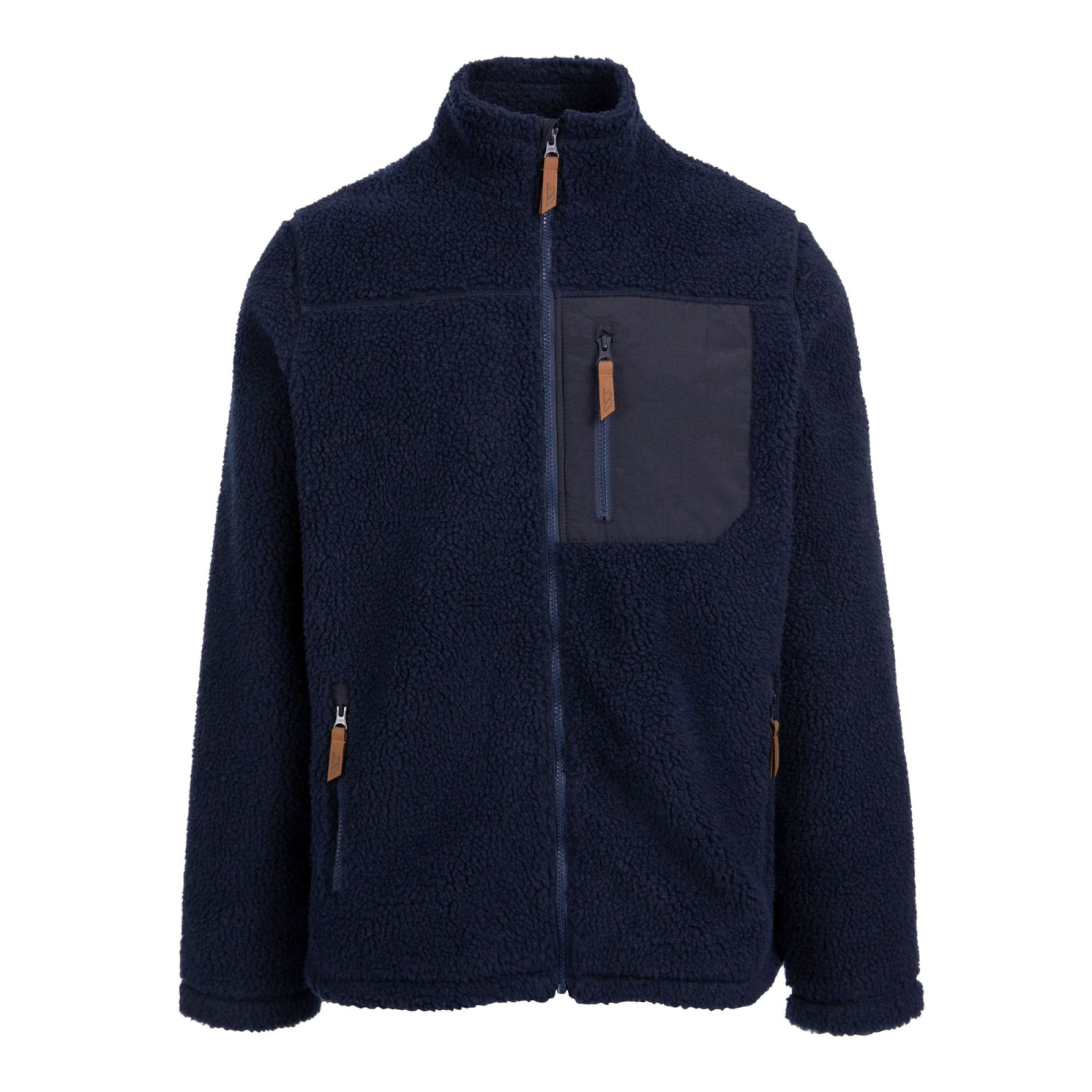 Fleece Jacket Buck Polyester Navy