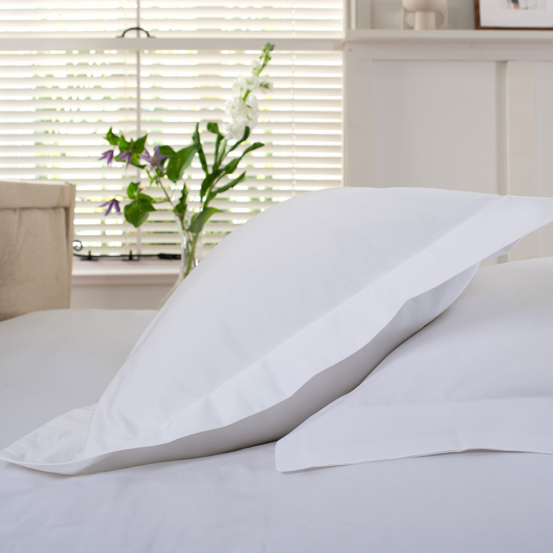 800 TC Oxford Pillowcase White