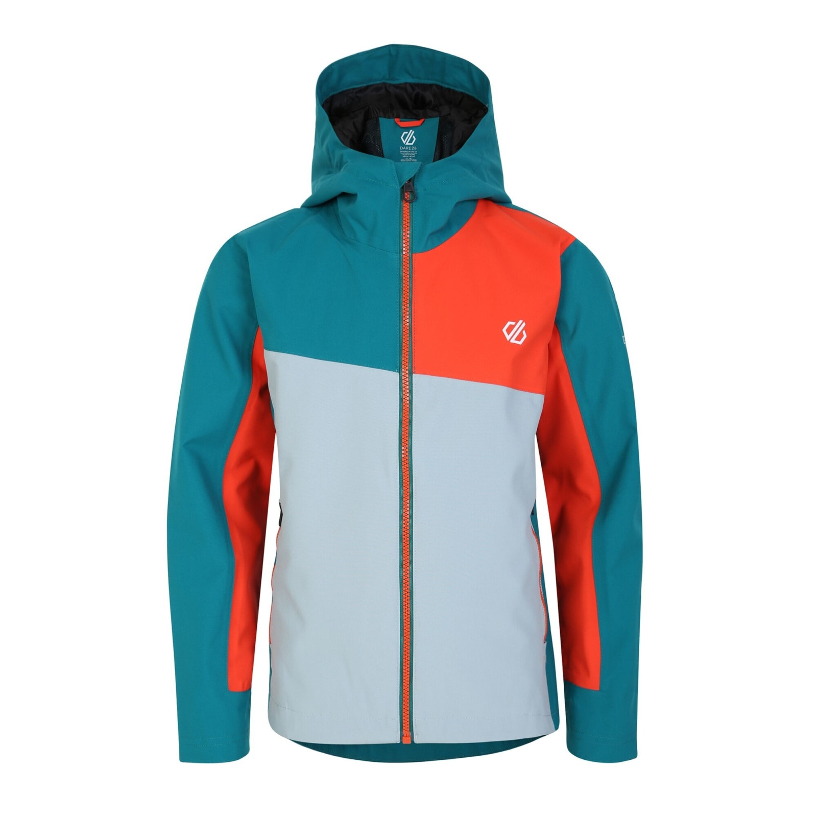 Waterproof Jacket Explore Polyester Fortune Green/Trail Blaze Orange