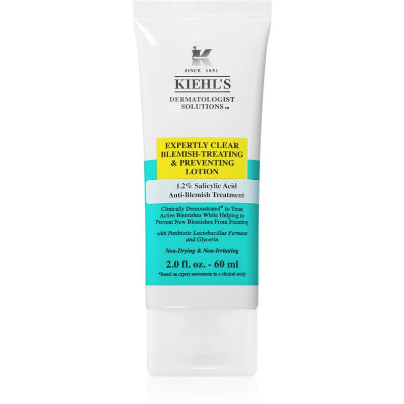 Kiehl's Dermatologist Solutions Expertly Clear Blemish-Treating & Preventing Lotion face cream for acne-prone skin for women 60 ml