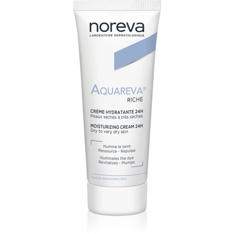 Noreva Aquareva Rich Moisturizing Cream 24h nourishing cream for intensive hydration 40 ml