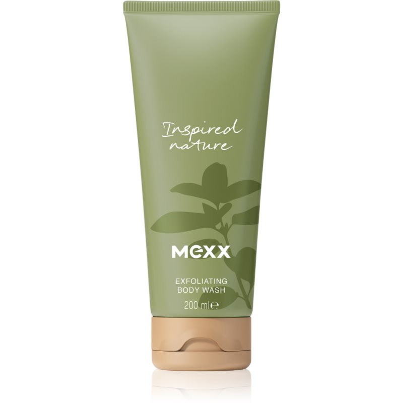 Mexx Inspired Nature exfoliating shower gel with fragrance 200 ml