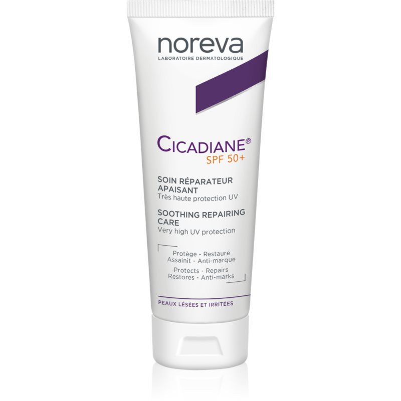 Noreva Cicadiane Soothing Repairing Care sunscreen for body and face SPF 50+ 40 ml