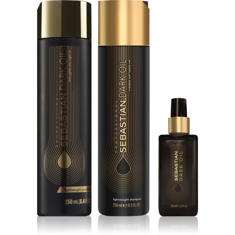 Sebastian Professional Dark Oil Set economy pack for hydration and shine