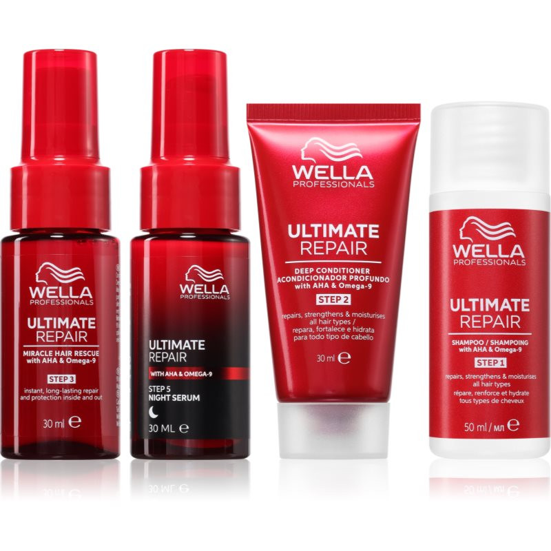 Wella Professionals Ultimate Repair Travel Set travel size for damaged hair