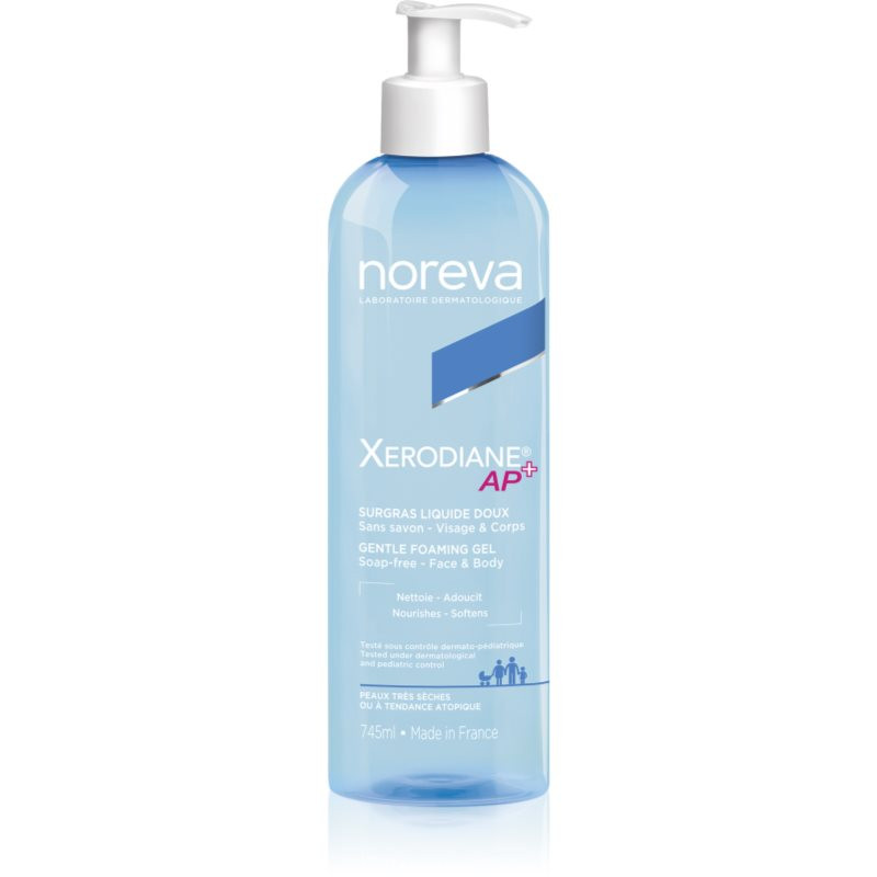 Noreva Xerodiane AP+ Gentle Foaming Gel gentle cleansing gel for face and body 745 ml