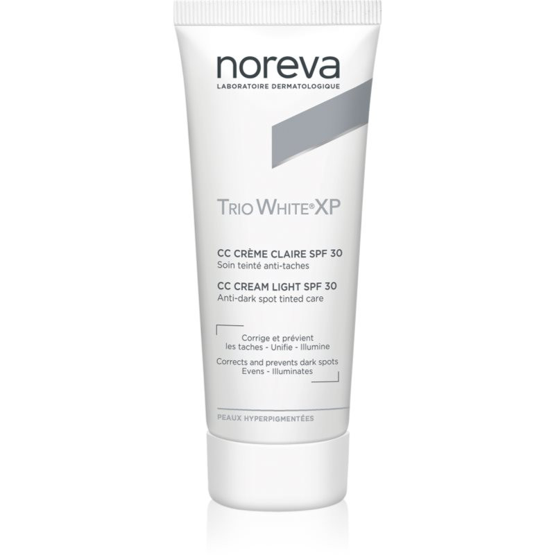 Noreva Trio White XP CC Cream Light SPF 30 CC cream for even skin tone SPF 30 40 ml