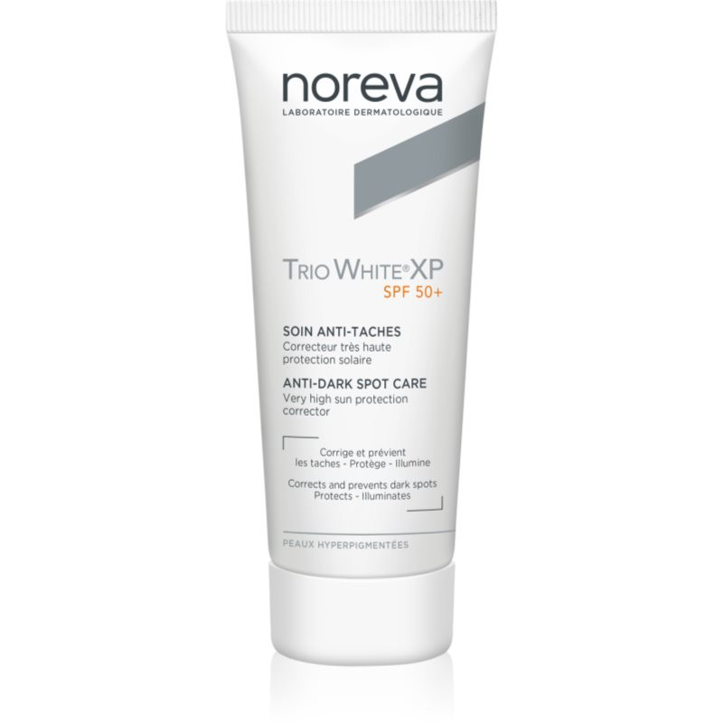 Noreva Trio White XP Anti-Dark Spot Care SPF 50+ facial sunscreen for pigment spot correction SPF 50+ 40 ml