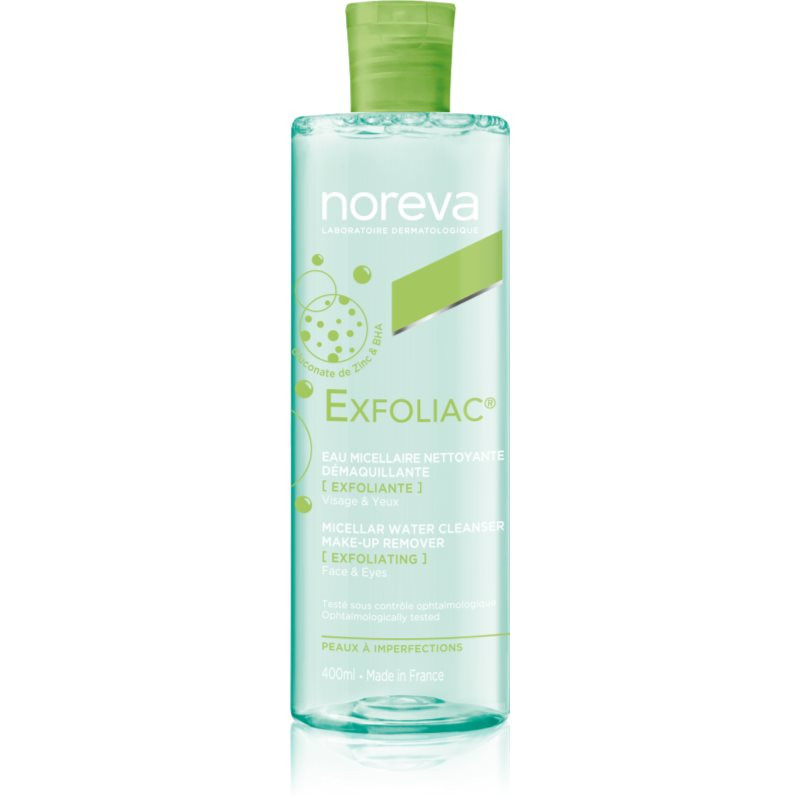 Noreva Exfoliac Micellar Water Cleanser cleansing micellar water with an exfoliating effect 400 ml