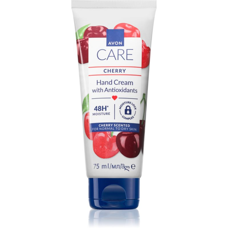 Avon Care Cherry moisturising hand cream for normal and dry skin 75 ml