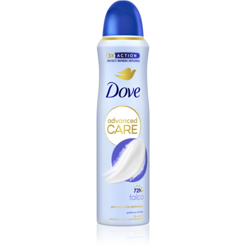 Dove Advanced Care Talco antiperspirant for women 11x150 ml