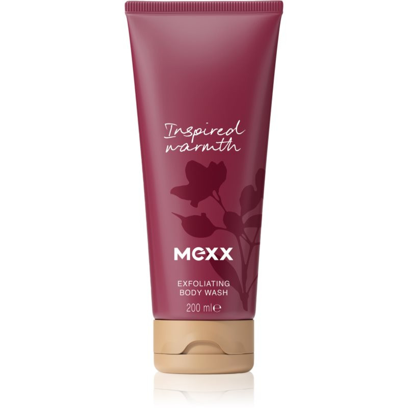 Mexx Inspired Warmth exfoliating shower gel with fragrance 200 ml