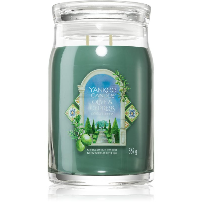 Yankee Candle Olive & Cypress scented candle 567 g