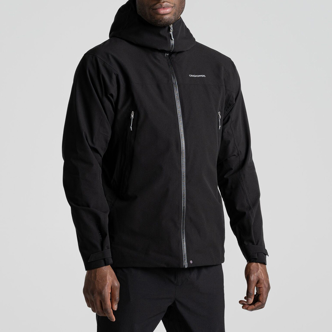 Black Dynamic Waterproof Jacket