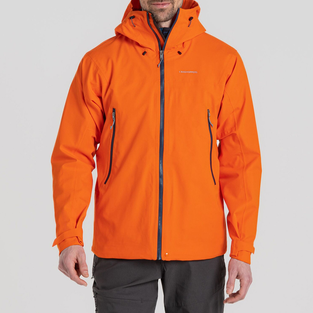 Orange Dynamic Waterproof Jacket