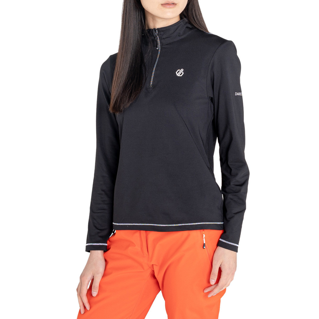 Black Lightweight Stretch Midlayer