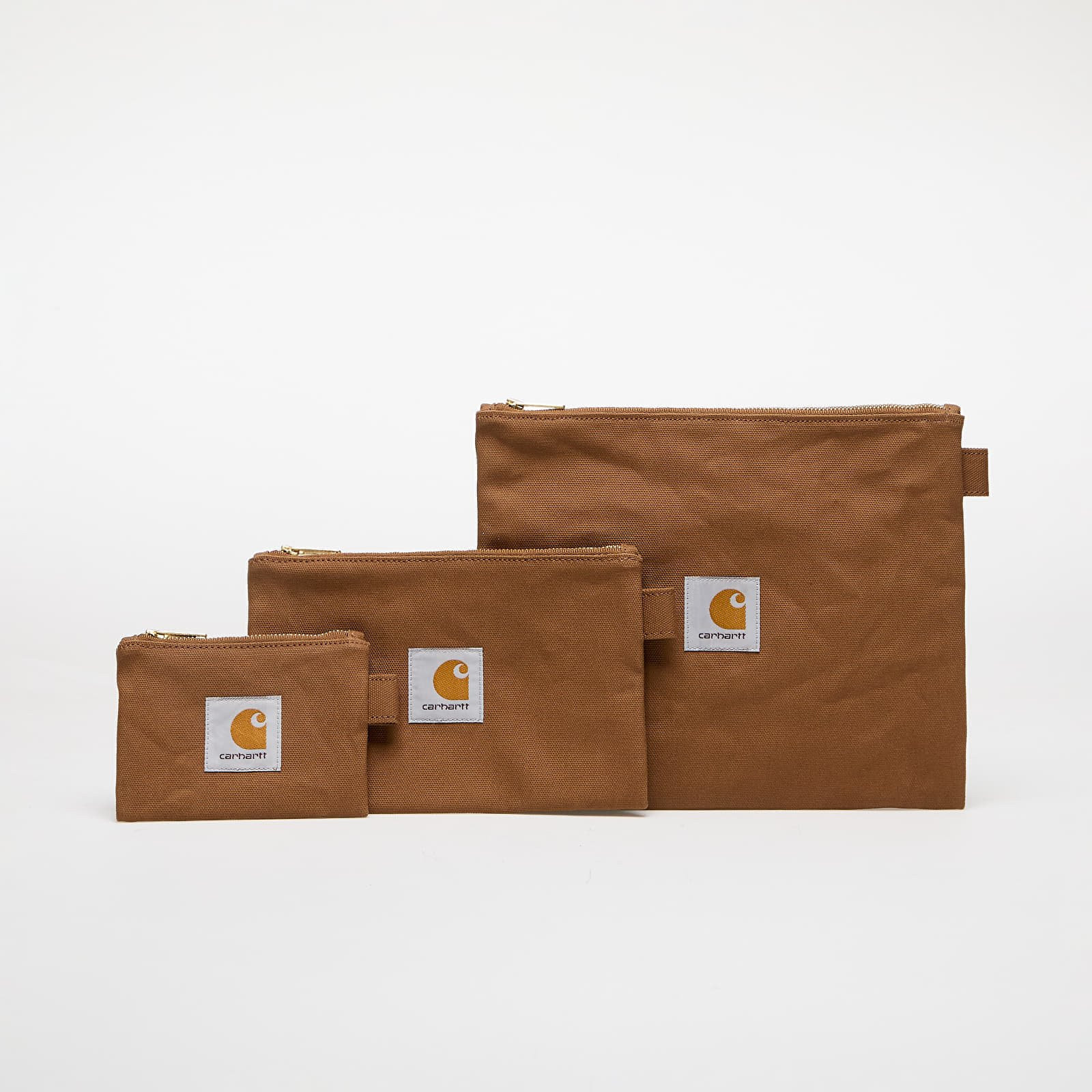 Carhartt WIP Canvas Pouch Set Hamilton Brown Universal