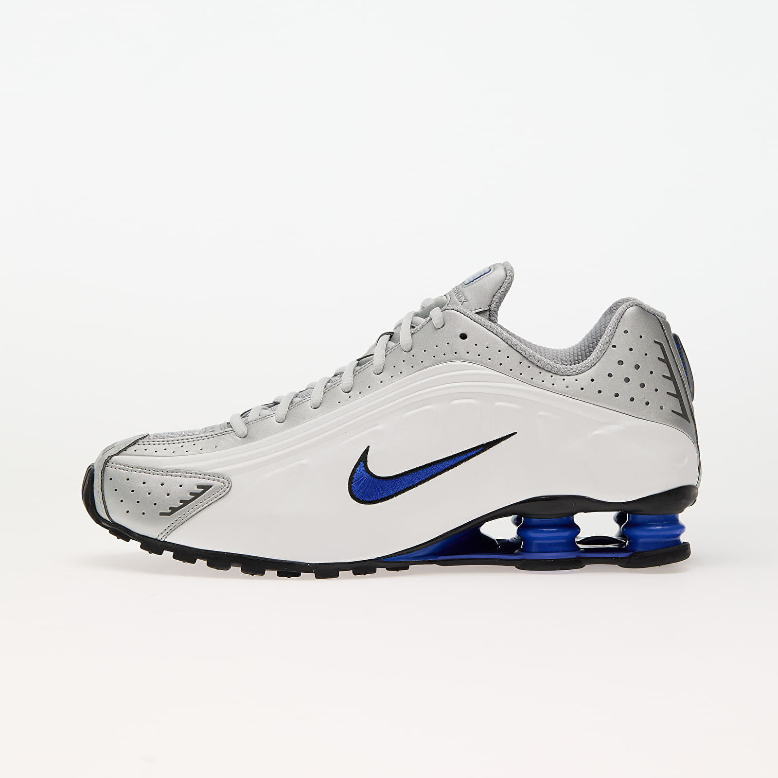 Sneakers Nike Shox R4 White/ Metallic Silver-Racer Blue UK 6.5