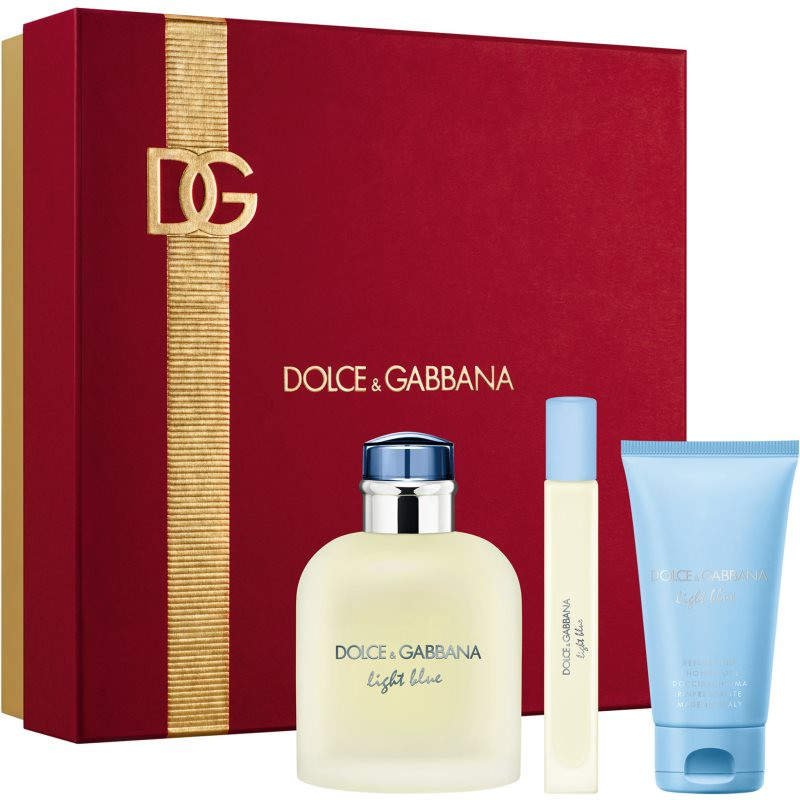 Dolce&Gabbana Light Blue Pour Homme EDT Trio Gift Set gift set for men