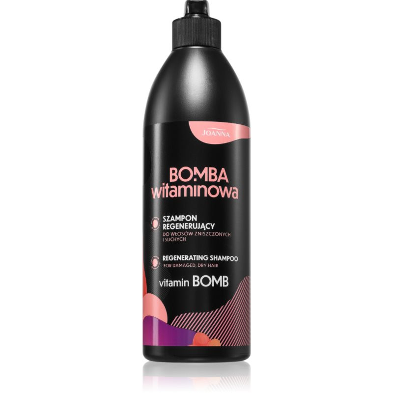 Joanna Vitamin Bomb Regenerating Shampoo regenerating shampoo for dry and damaged hair 500 ml